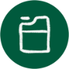 An animation of a fertiliser drum filled with product